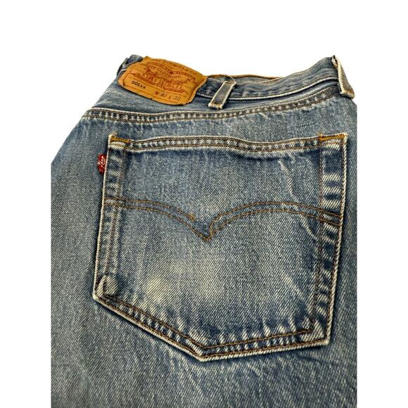 Levi’s The Vintage Twin Upcycled Jeans 501 Fit Size 40 Or Womens 12/14 - Picture 7 of 11